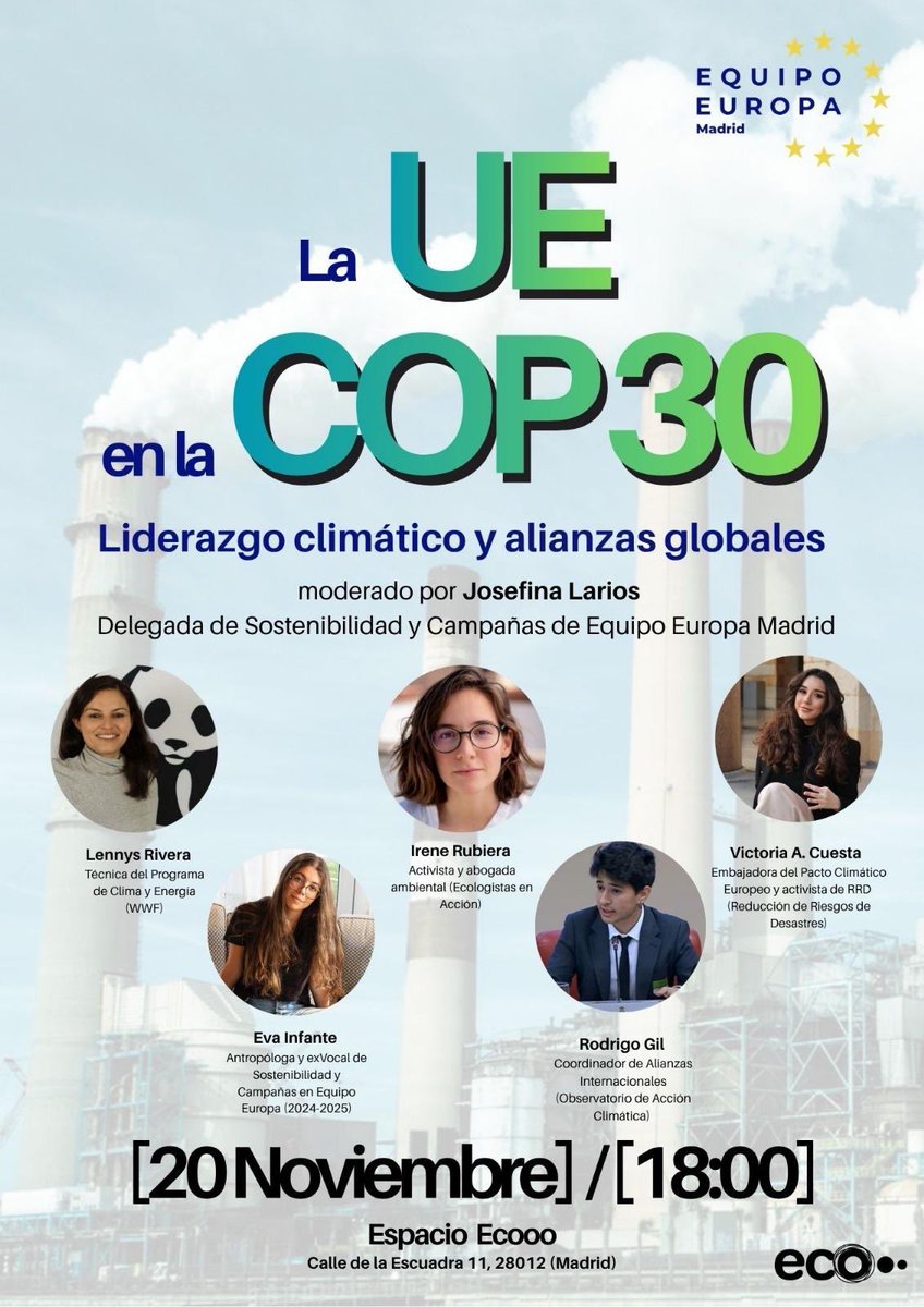 Este jueves nos juntamos diferentes voces de la sociedad civil y del activismo para hablar de los desafíos que afronta la COP 30.

¡Estáis todas invitadas!

Las inscripciones aquí: forms.gle/2zRaSTxA5Mwe2M…