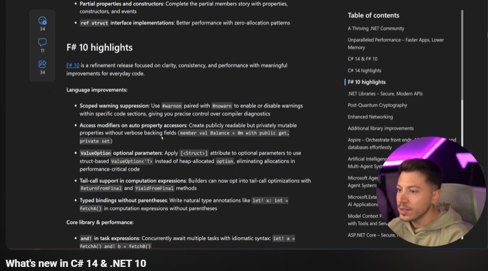 vyrotek's tweet image. 😭 &quot;there&apos;s also F# 10 that was just released.
all 15 developers that use F# said they loved it.
we&apos;re going to skip over that.&quot; @nickchapsas
