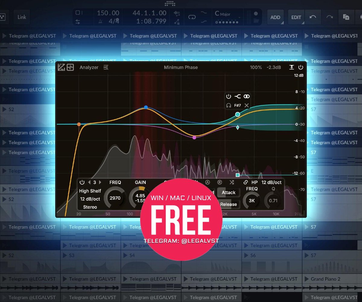 LEGAL_VST's tweet image. ZL Equalizer 2 by ZL Audio 🎛️
Free Pro-Q Alternative
24-band dyn EQ, 6 filters, 8 types, 5 stereo modes, 7 slopes, dyn learning, rel dynamics

💻 Mac/Win/Linux (AU/VST3/LV2)
🎁 FREE zl-audio.github.io/plugins/zlequa…

#freeplugin #opensource #equalizer #dynamiceq #musicproduction