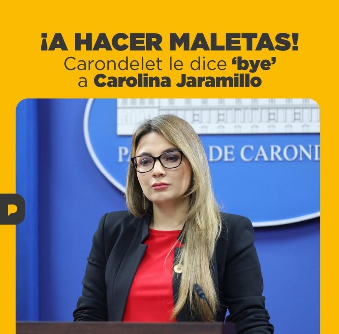 La vocera del gobierno nunca estuvo a la altura de su investidura, peleó con la prensa, vino de la militancia correista y era pésima para comunicar. Felicitaciones por su cancelación.