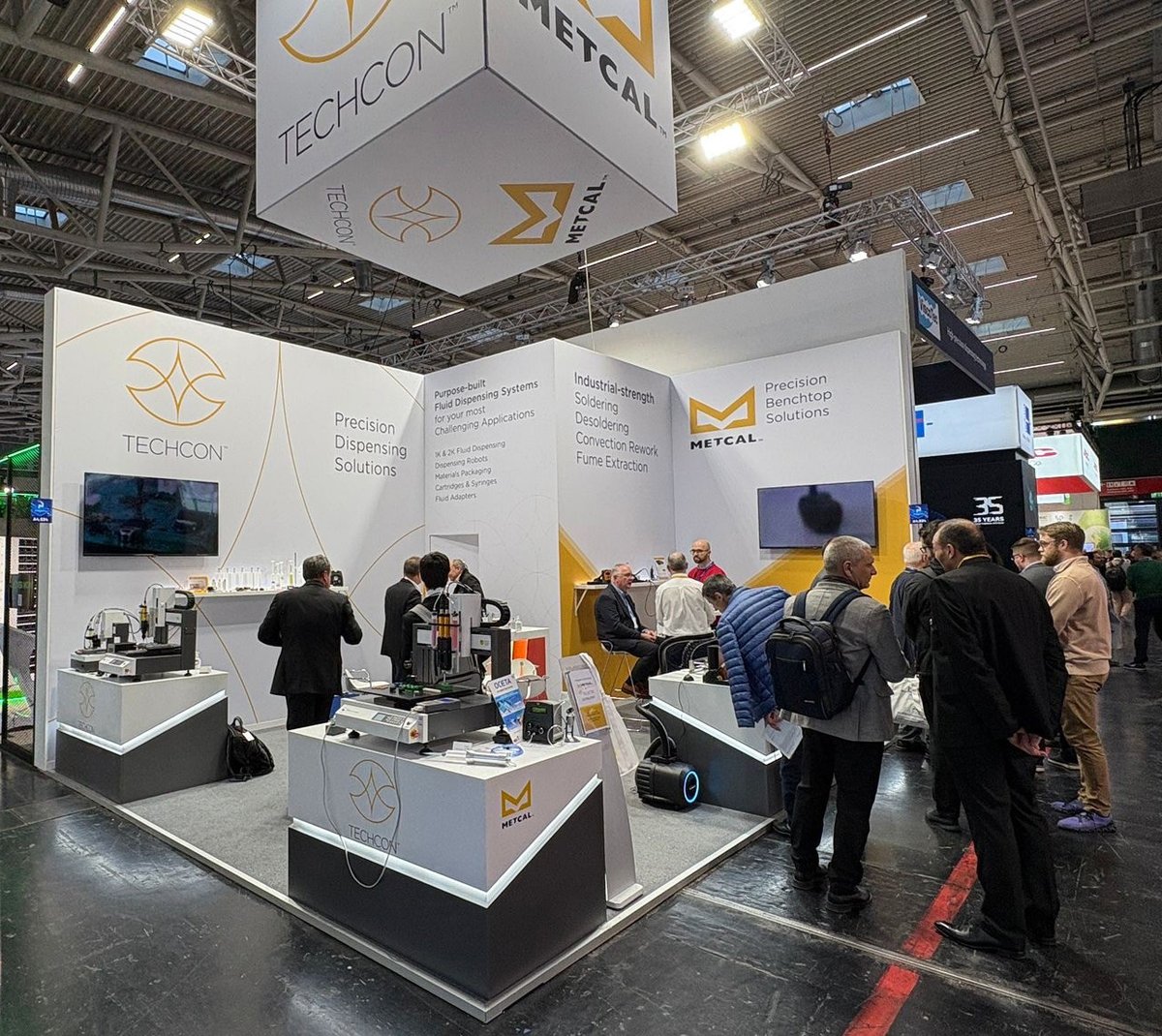 MetcalSoldering's tweet photo. WE HAD A GREAT DAY AT #PRODUCTRONICA, talking with customers new and old. Can't wait for Day 2!
Visit Metcal: HALL A4, BOOTH 534 https://t.co/VrmspWrJt9