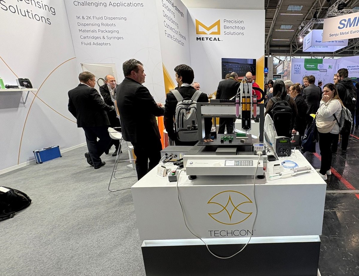 MetcalSoldering's tweet photo. WE HAD A GREAT DAY AT #PRODUCTRONICA, talking with customers new and old. Can't wait for Day 2!
Visit Metcal: HALL A4, BOOTH 534 https://t.co/VrmspWrJt9