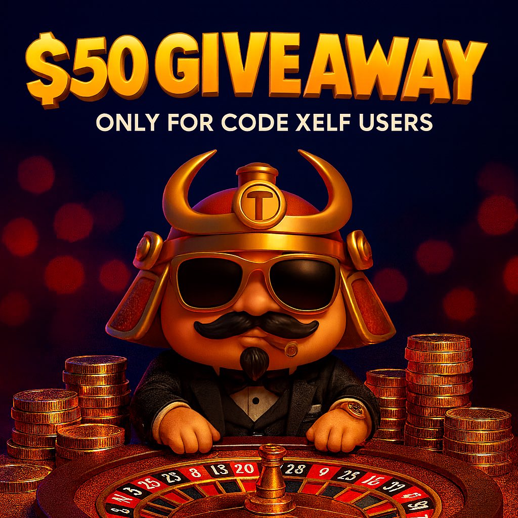 CodeXelf's tweet image. $50 GIVEAWAY on @ToshiBet 💸

Using code Xelf is mandatory toshi.bet/r/Xelf

Like, RT and follow me
Drop your Toshi username below

You’ve got 72h. Don’t waste them.