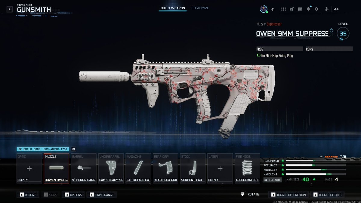 ItsAstrix's tweet image. 🔥 RAZOR 9MM SMG Class has INSANE Movement on Black Ops 7! Build Code: S03-4BFWC-T751🔥 #BlackOps7 #BO7Meta