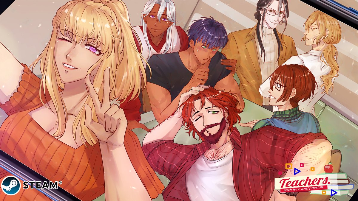 NeoclassicGames's tweet image. Our Steam page for &quot;Teachers. with Love and Passion.&quot; is officially LIVE! 💖
store.steampowered.com/app/4101080/Te…

We&apos;ve spent months working on this new Deluxe Edition; and it comes packed with tons of improvements: 👀

- Improved Script: 160k words: 10~13 hours of gameplay.
- 5 Love…