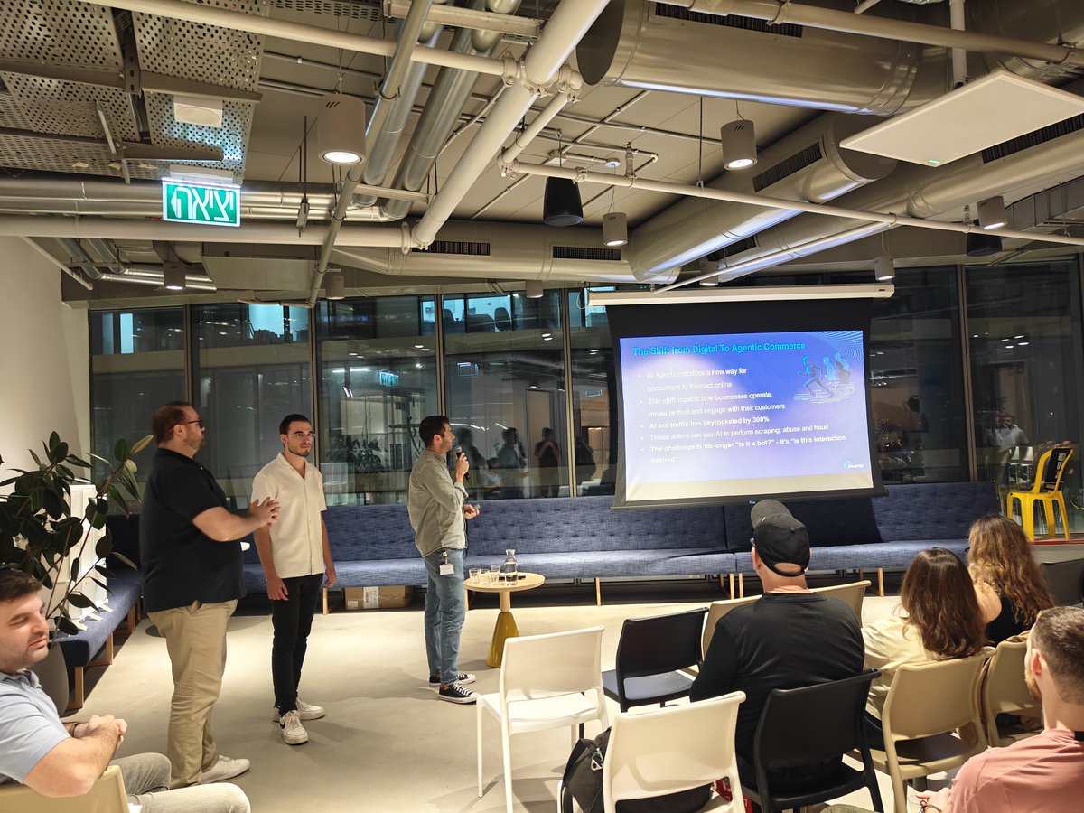 OWASP_IL's tweet image. Finally, a great talk from our hosts at @Akamai about &quot;AI Agents Gone Rogue&quot;!