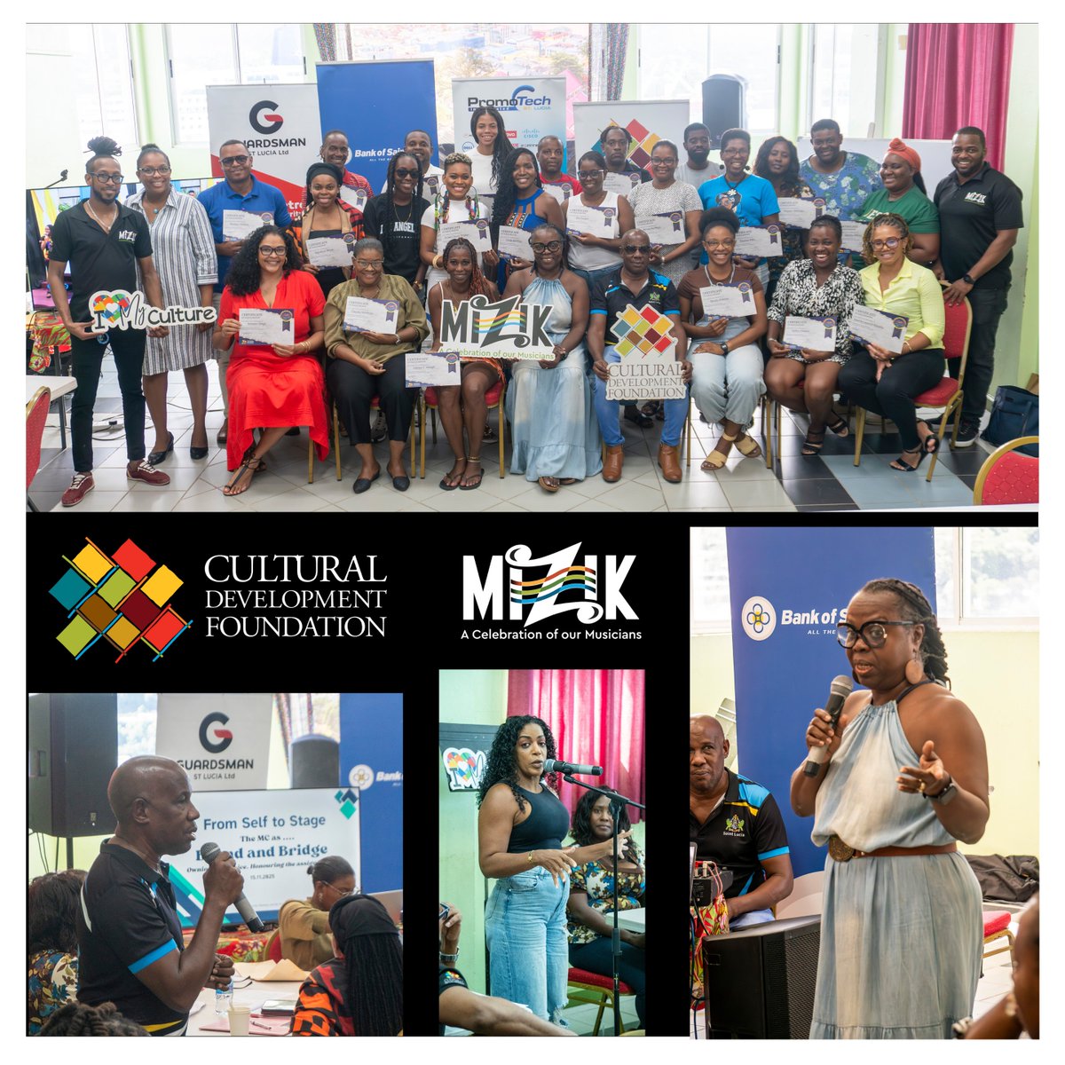 CDFSaintLucia's tweet photo. 🎤 𝗗𝗮𝘆 𝟮 𝗛𝗶𝗴𝗵𝗹𝗶𝗴𝗵𝘁𝘀 | 𝗠𝗶𝘇𝗶𝗸 𝗙𝘂𝗻𝗱𝗮𝗺𝗲𝗻𝘁𝗮𝗹 𝗼𝗳 𝗘𝗺𝗰𝗲𝗲𝘀 𝗪𝗼𝗿𝗸𝘀𝗵𝗼𝗽 🎶
https://t.co/LtzNOZsWir https://t.co/ShbPpSythP