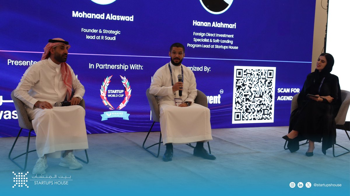 ضمن معرض #SaudiStartupExpo ، أدارت أخصائية الاستثمار الأجنبي في #بيت_المنشآت حنان الأحمري <a href="/alahmarihm/">Hanan Alahmari</a>
جلسة حوارية بعنوان:
تطوّر تكنولوجيا التعليم والترفيه والألعاب في المملكة العربية السعودية

تطرقت الورشة حول كيفية دعم رؤية المملكة 2030 لنمو قطاع الألعاب والرياضات الإلكترونية.