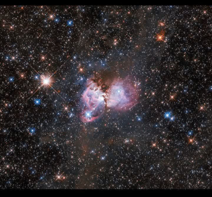 konstructivizm's tweet image. Behold the cosmic cradle! This stunning Hubble snapshot peers into the fiery heart of a stellar nursery, nestled within the Tarantula Nebula. It&apos;s a front-row seat to the spectacular and violent birth of massive stars.
(Credit: ESA/Hubble, NASA, I. Stephens)