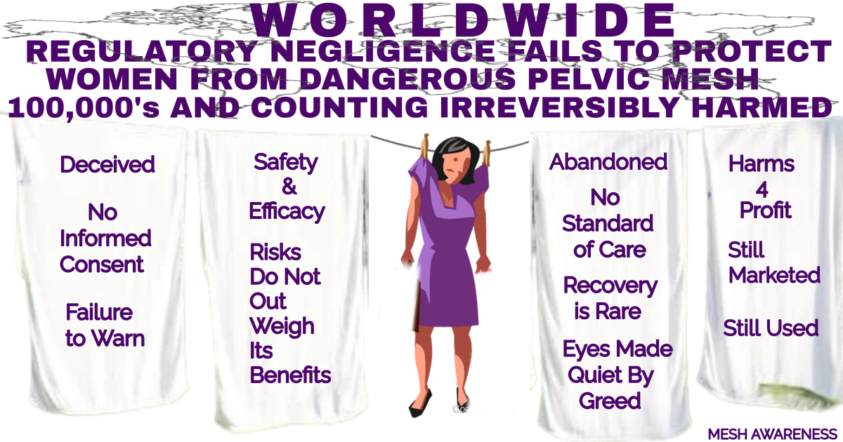 JanUrban12's tweet image. Women Mesh Campaigners continue Campaigning for more Research using Patient Input and Experience as a Guide, a Standard of Care with Skilled Knowledgeable  Medical Care for Mesh Complications, Financial Support for Damages and Losses. A Quality of Life!