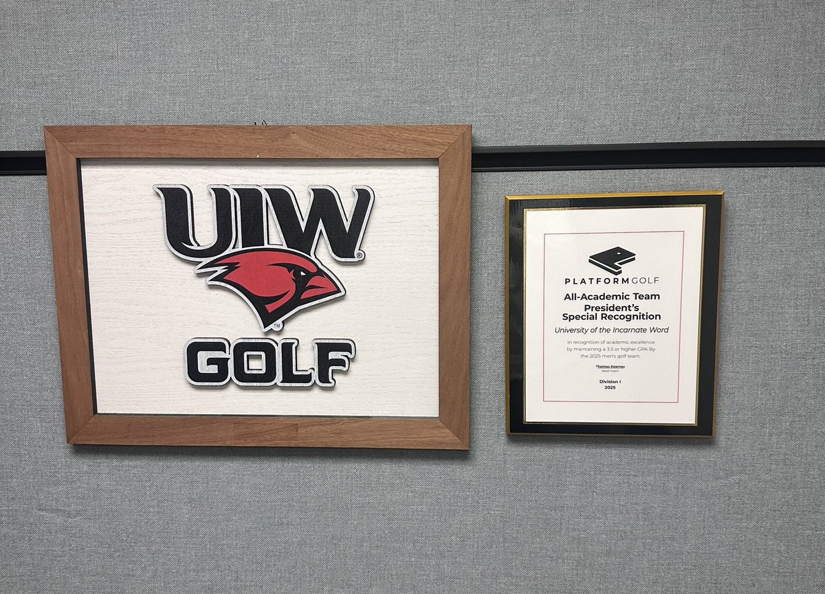 THREE IN A ROW❗️

Cardinal Men’s Golf have been honored with the ‘All-Academic Team President’s Special Recognition’ award, by maintaining a 3.5 or higher team GPA for 2025.

📚⛳️
#STUDENTathletes