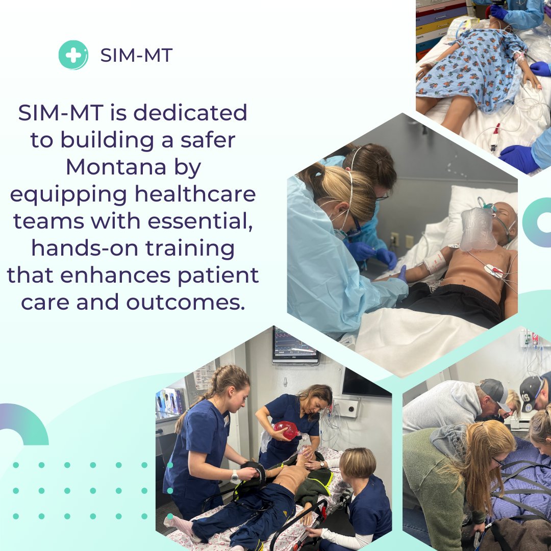 SIM_MONTANA's tweet image. SIM-MT is dedicated to building a safer Montana by equipping healthcare teams with essential, hands-on training that enhances patient care and outcomes.

#SimulationTraining #HealthcareHeroes #MontanaHealthcare #LifeSavingSkills #CommunityImpact #SIMMT #PreparednessMatters