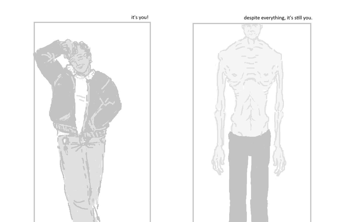 humantruder eats at my soul. thank you <a href="/20peachtrees/">marley</a> for the idea #noimnotahuman #ninah #ninahfanart #palevisitor #humantruder