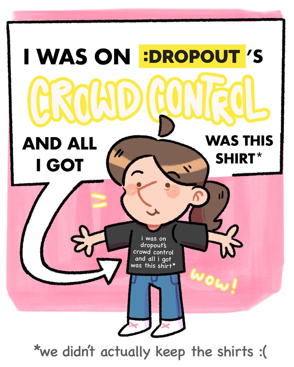 danidoodles8's tweet image. y&apos;all ever get dumped 2 days before being on dropout so instead of talking about competitive tetris you just get really good relationship advice from comedians?!?!? 
(thank you for having me @crowdcontroldo !)