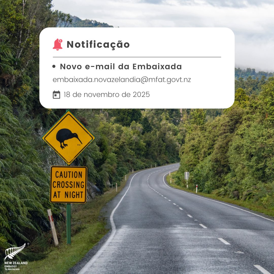 Embaixada da Nova Zelândia tweet media