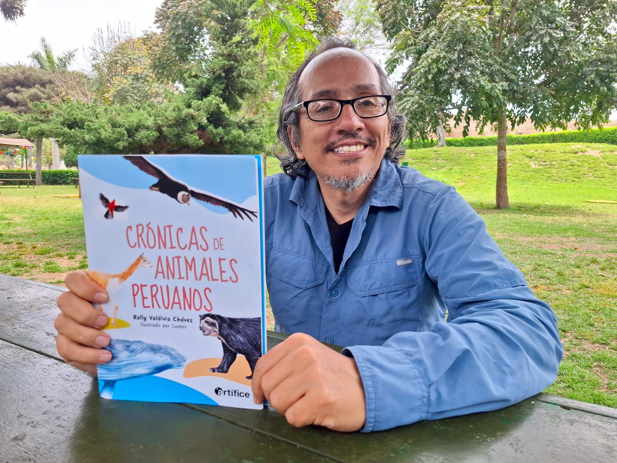 ExplorandoPeru's tweet image. Estrenando libro y sonrisas. &quot;Crónicas de animales peruanos&quot; es mi nueva publicación. La presento el miércoles 26 en la Feria del Libro Ricardo Palma de Miraflores a las 4:30 p. m. Los espero para más sonrisas. @EditArtifice