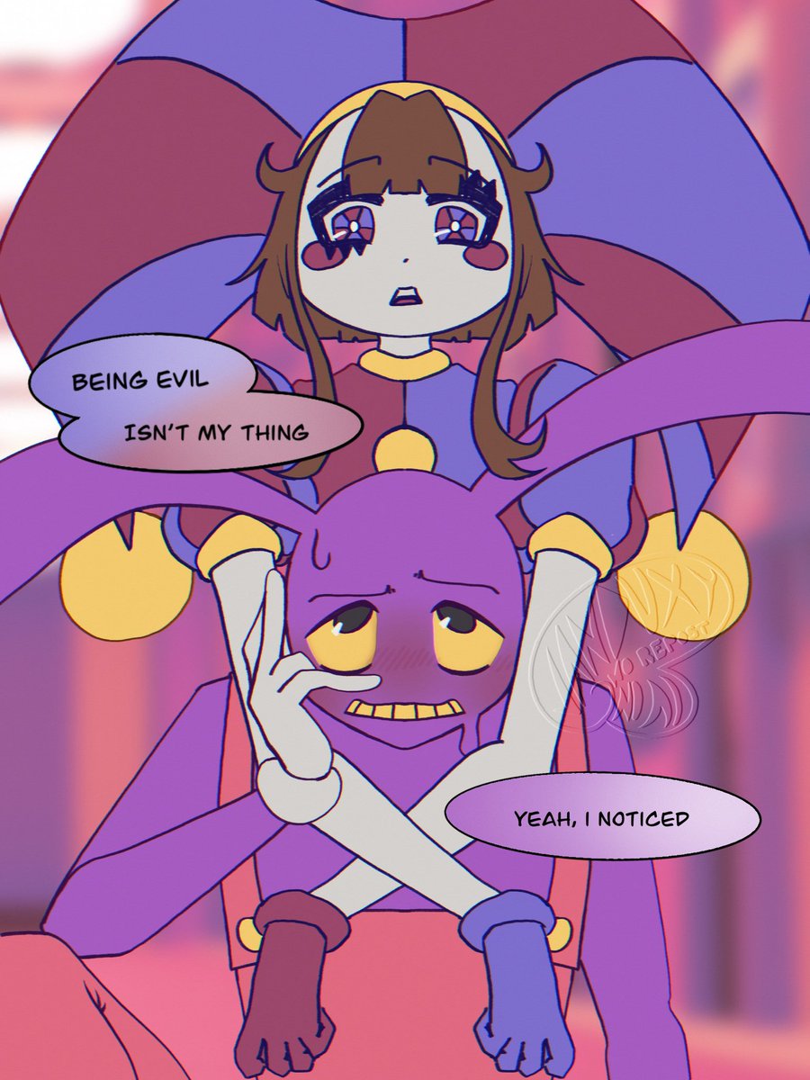 Being Evil is hard 

#tadc #pomni #funnybunny