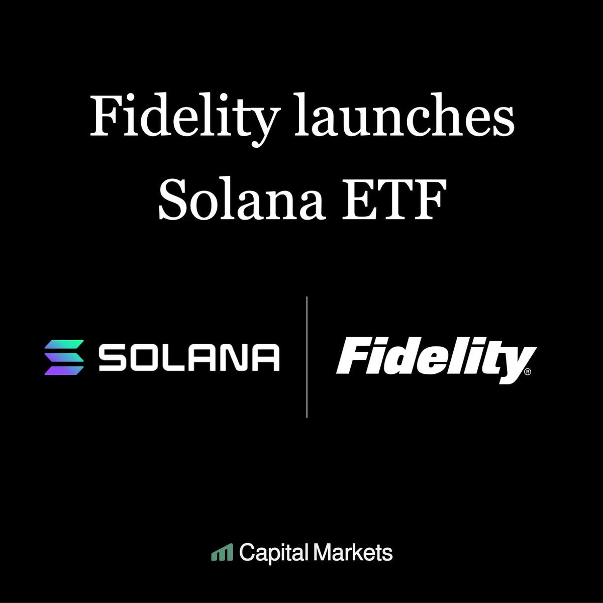 Fidelity Solana ETF Launch Announcement