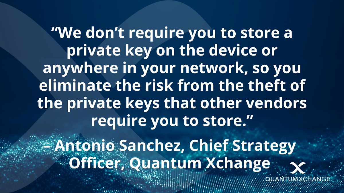 Quantum_Xchange's tweet image. Data encryption isn&apos;t the full story; securing the keys is.

Traditional key distribution is vulnerable to next-gen quantum attacks. Our platform provides continuous key rotation and a quantum-safe foundation.

Don&apos;t wait. Secure your keys today.

#CyberSecurity #KeyManagement