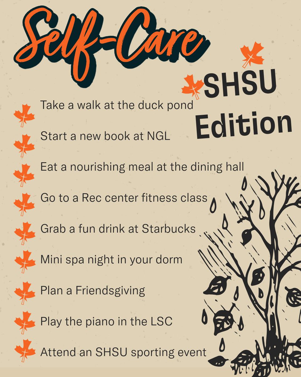 SHSU Student Wellness tweet media