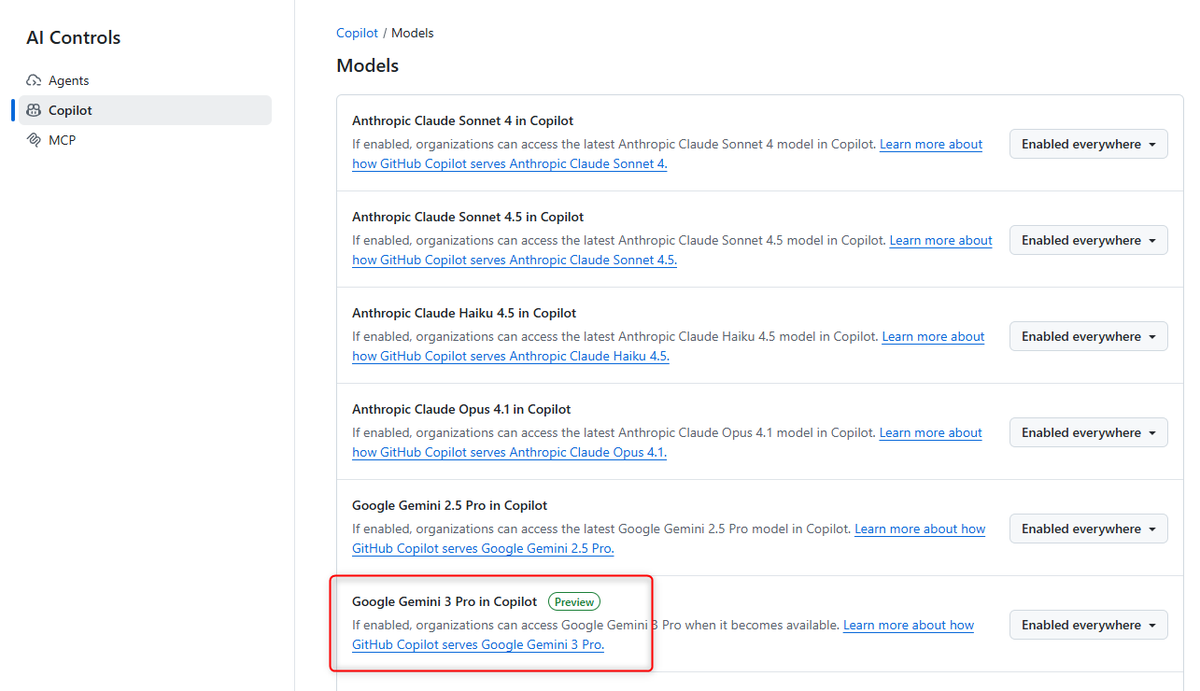 #GitHubCopilot に Gemini 3 Pro くるのはやっ🏎️ #GitHub