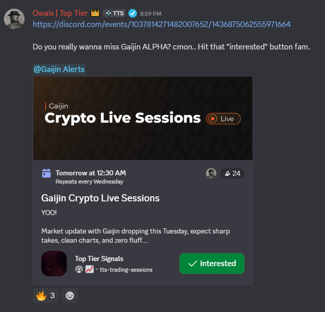 Coming live today in in less than 2 hours, it's gonna be a FREE stream!

Everyone is welcomed, yes EVEN YOU! I'll cover $BTC next move and ton shit of fun

See ya on the stream bro 👇

discord.com/invite/MHYBeJw…