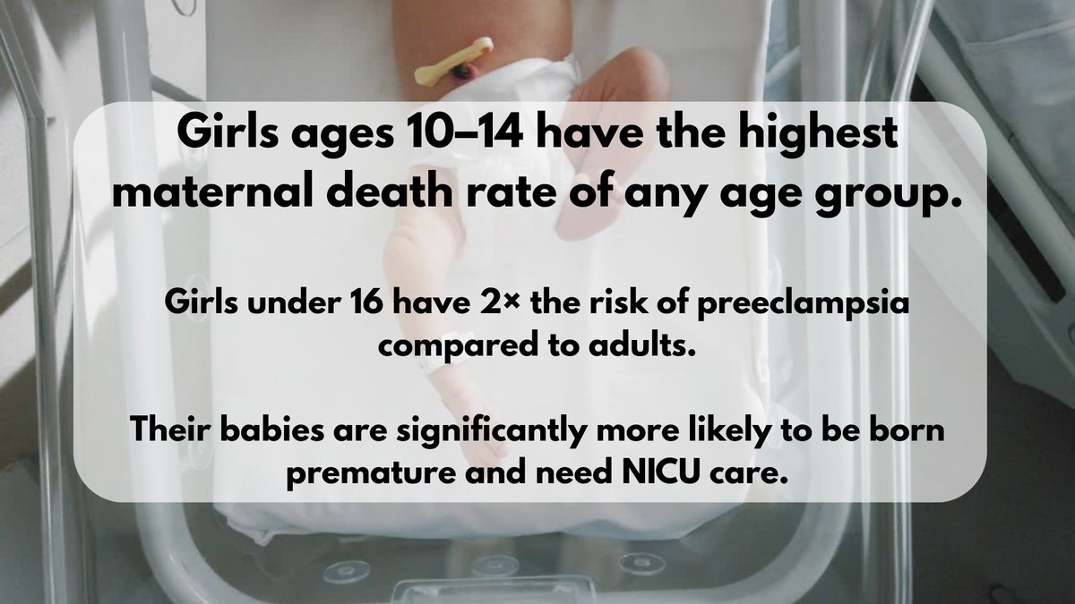 crosstheteas's tweet image. 25% of little girls experience sexual abuse. 
The youngest mother in history was only 5 years old. She had been raped. 

Protect #birthcontrol and #abortion access, especially for little girls. Reproductive rights for all!

#healthcare #Prochoice #Feminism #Feminist