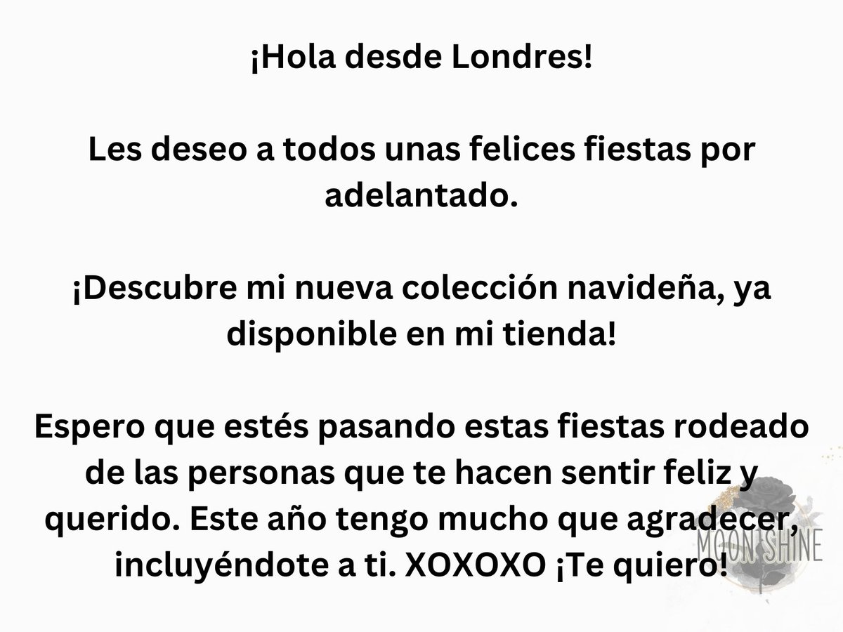 MoonshineTeam's tweet image. Camila vía email 📧

&quot;...Este año tengo mucho que agradecer, incluyéndote a ti. XOXOXO ¡Te quiero!&quot;