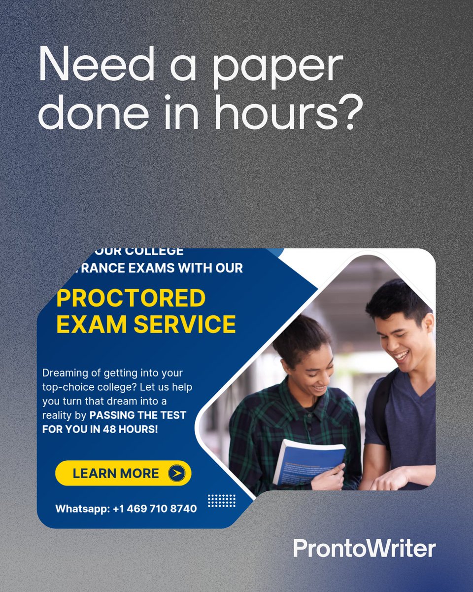 prontowriter's tweet photo. Need a paper, essay or assignment completed asap? 
DM or email: prontowriter2020@gmail.com

Or Whatsapp: +1 469 710 8740 https://t.co/ZVZoDFKfaf