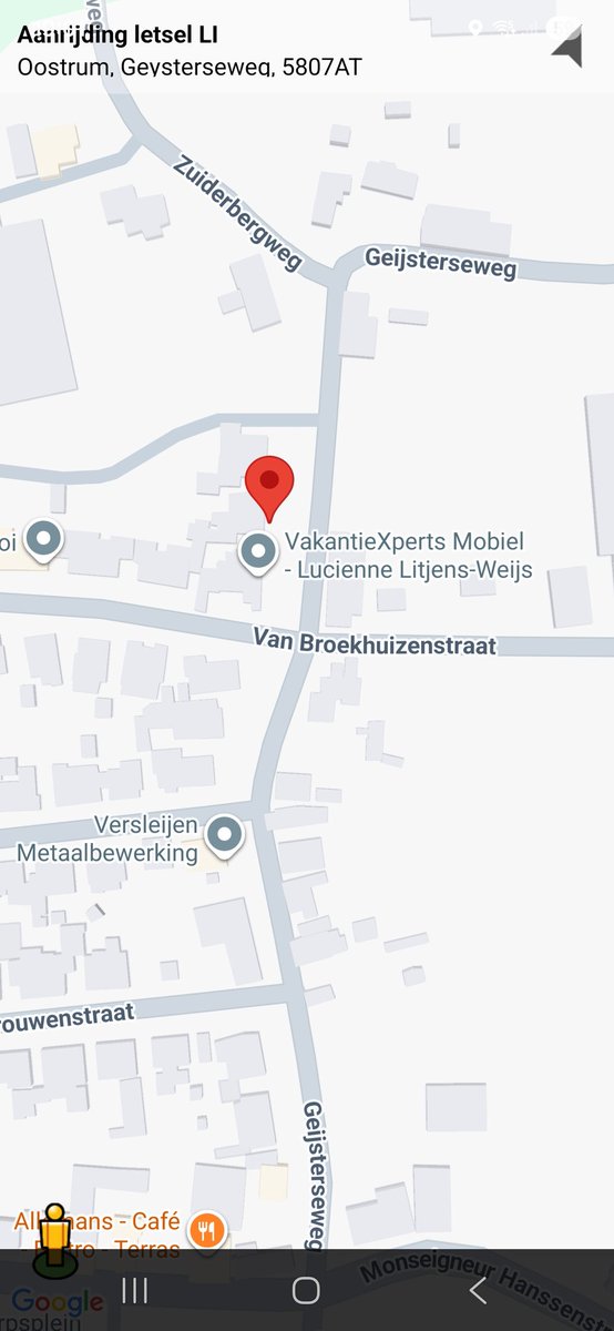 Aanrijding met letsel op Geysterseweg