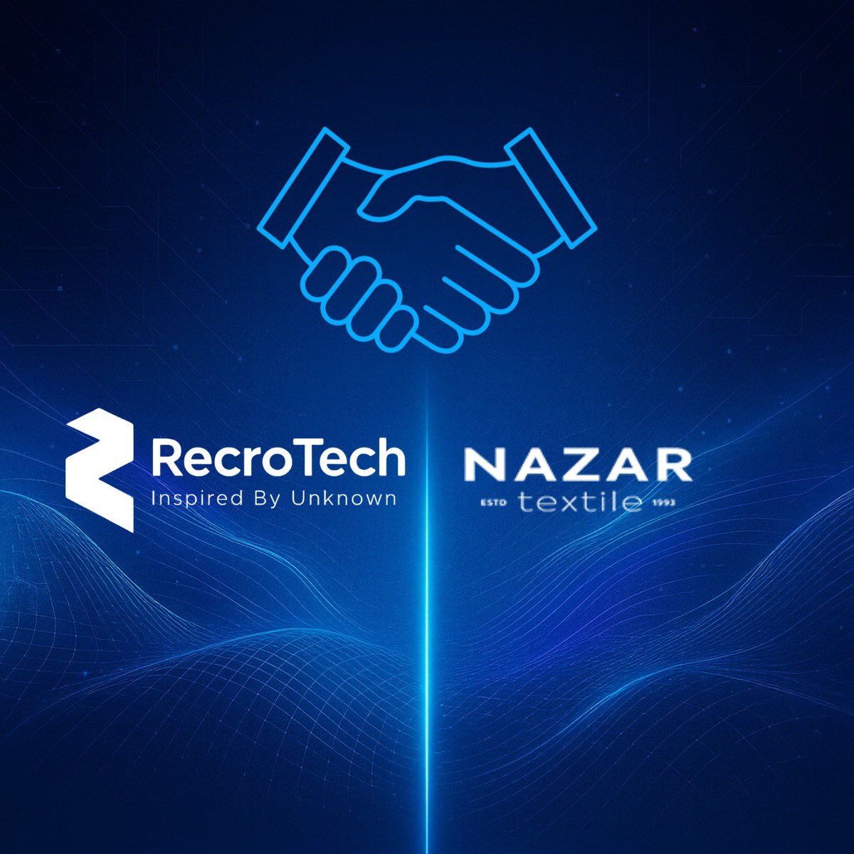 RecroTech's tweet image. #RecroTech 🤝 Nazar Textile