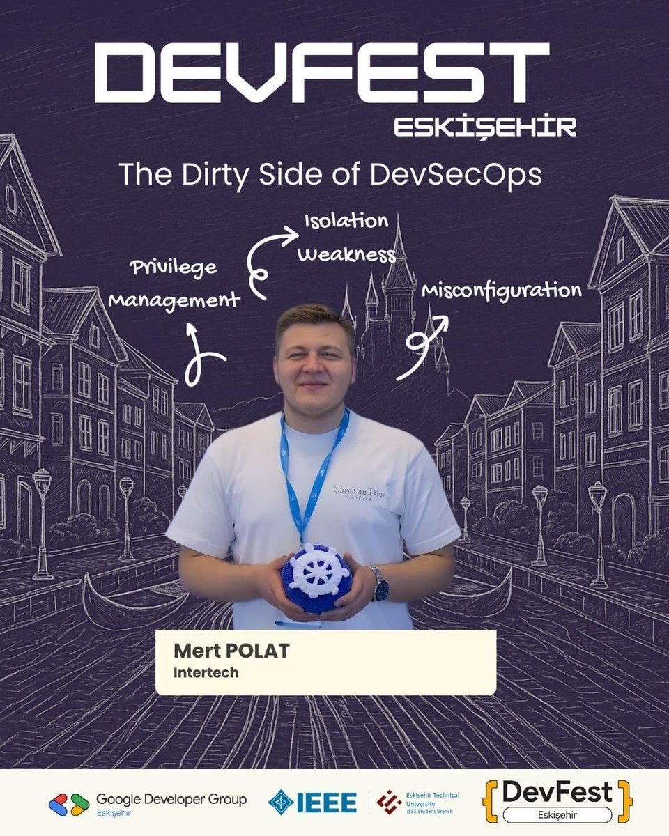 Intertech'ten Mert Polat, "Building Mobile Workflows with Al AgentsThe Dirty Side of DevSecOps " oturumuyla DevFest Eskişehir sahnesinde bizlerle olacak!
Kayıt Linki: kommunity.com/gdg-eskisehir/…