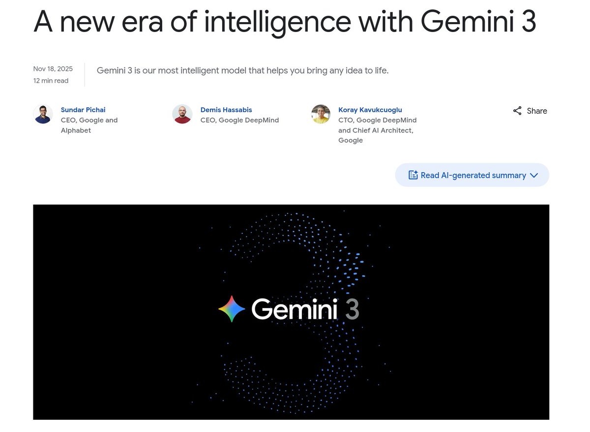 ankit_develops's tweet image. Google just launched their new model, Gemini 3 Pro. They also launched Antigravity their version of Cursor/AI powered vs-code fork with free access to Gemini 3 Pro and Claude Sonnet 4.5 models.