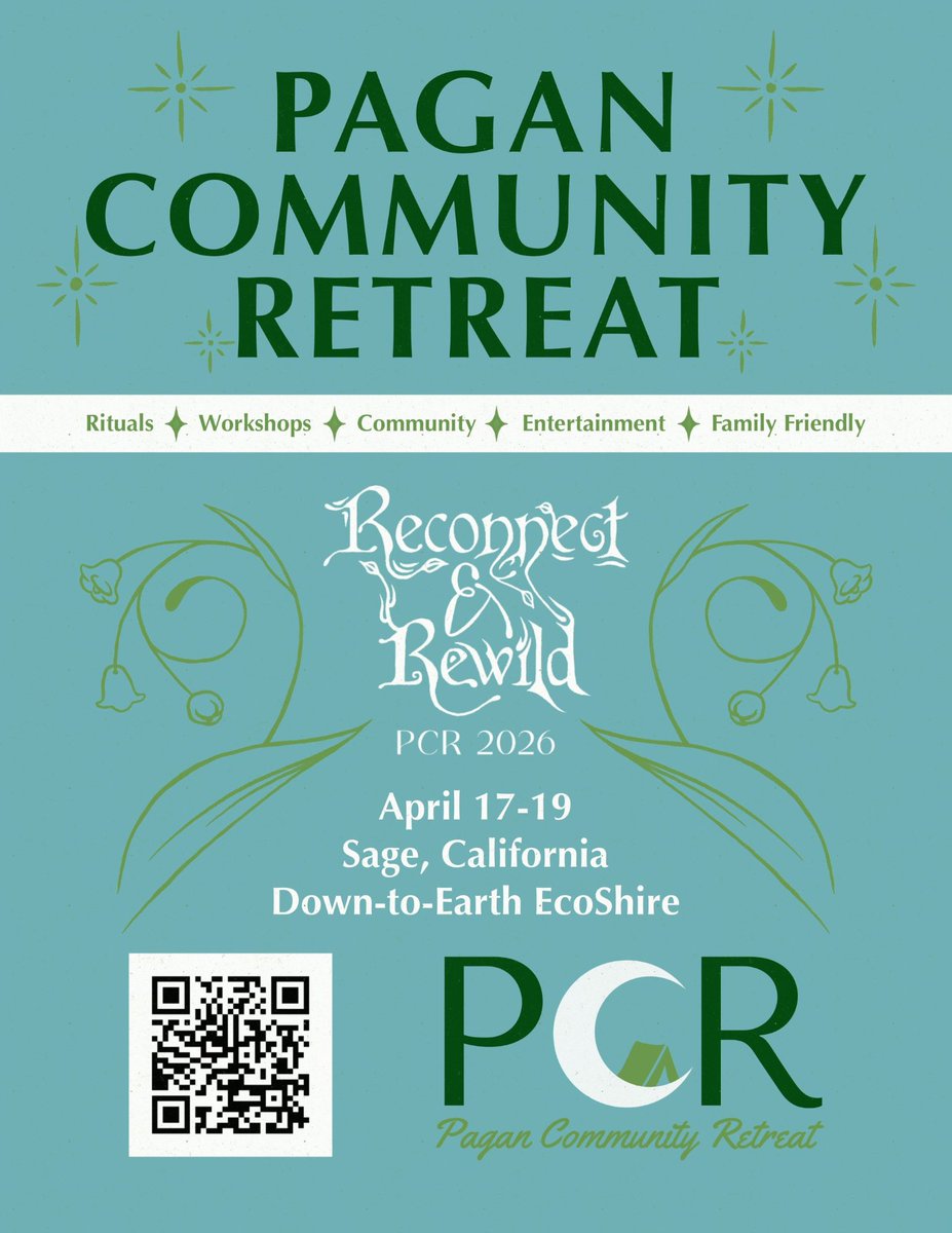 PaganPrideLA's tweet photo. 🌞 Call For Presenters: Pagan Community Retreat 2026 - https://t.co/toBW3d3KdM https://t.co/gFeH2fE5wn
