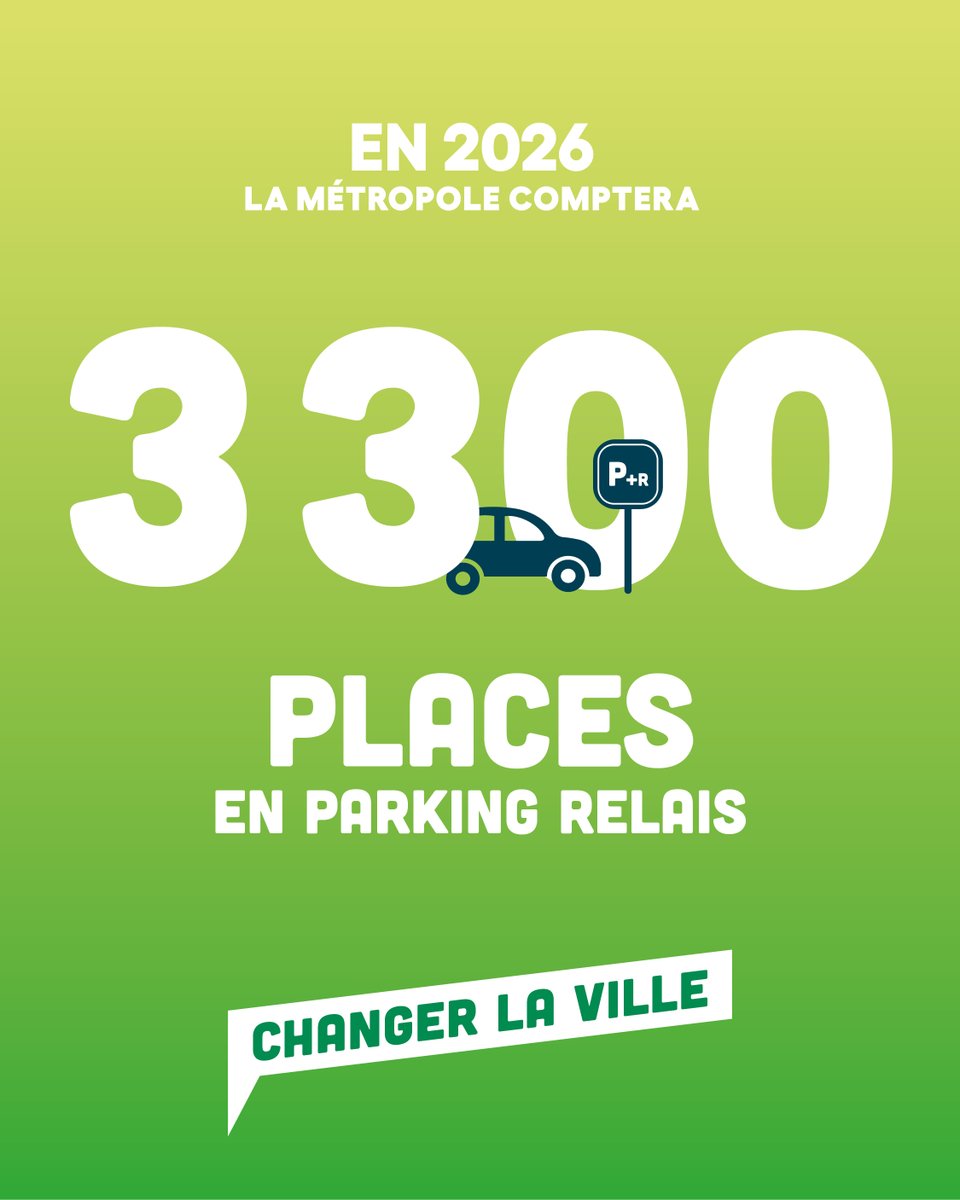 ✅ Changer la ville, c'est proposer des solutions concrètes à ceux qui viennent de loin.
➡️ Avec InspiRe, nous créons 2000 places supplémentaires en parking-relais sur Clermont Métropole.
🚗 23 nouveaux parkings dont 3 majeurs : Brézet, Pardieu, Durtol.

#ClermontFerrand