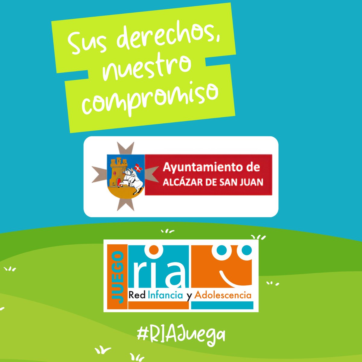 La RIA Juega. Sus derechos, nuestro compromiso.
Alcázar de San Juan, miembro de la Red celebra el derecho al juego con talleres de sensibilización para 4º de Primaria y una jornada de actividades el 23 de noviembre en el Pabellón Picasso ⤴️
#20N #RIAInfancia #RIAJuega #Alcazar