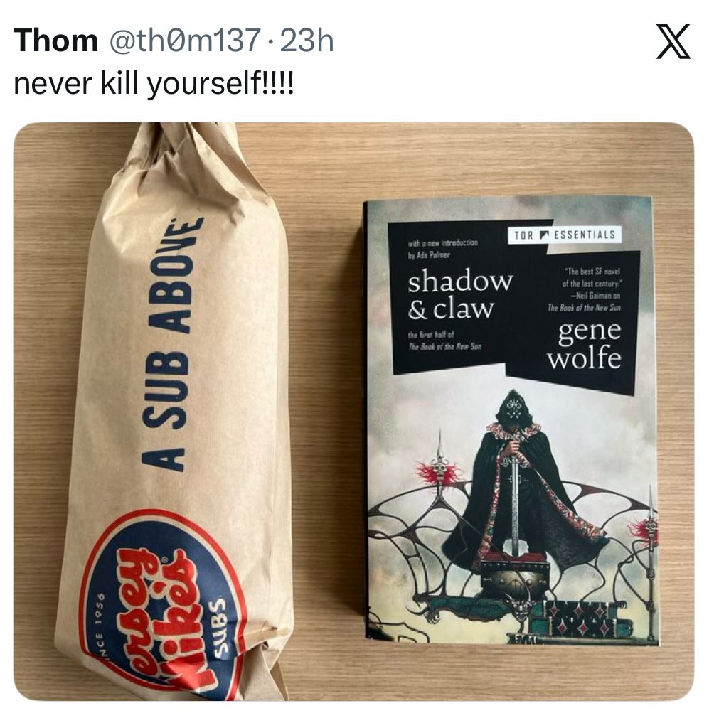 ReReadingWolfe's tweet image. Among others who designed the baking and extruding process.