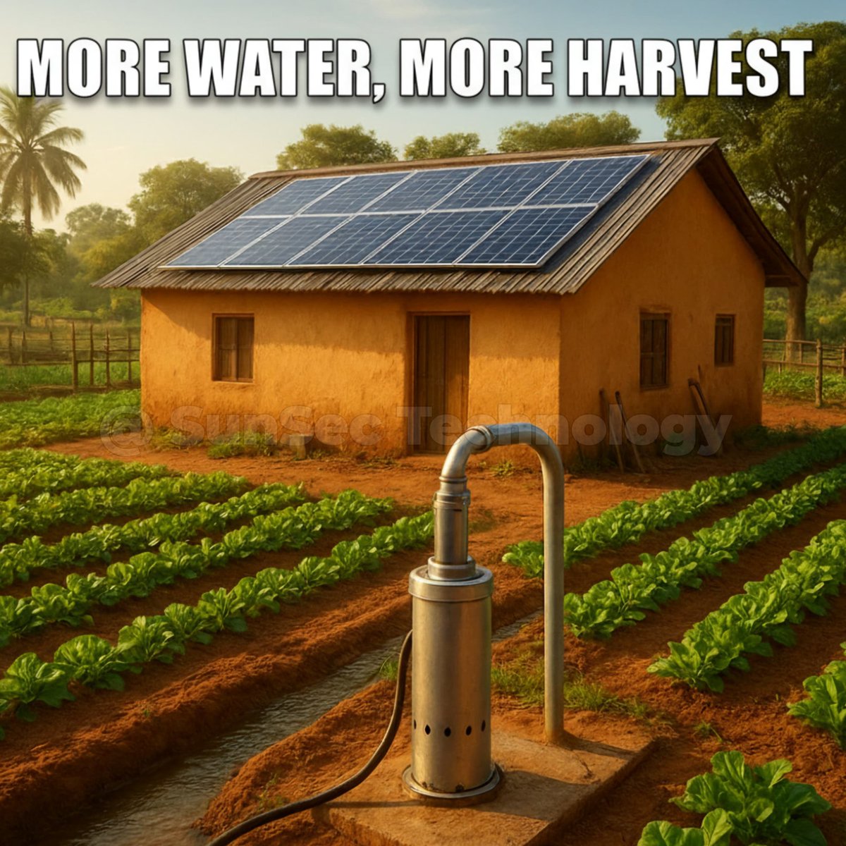 SunSecTech's tweet image. Mama Risi stopped buying diesel for irrigation.
A solar pump changed her whole farm. bit.ly/SunSecTechnolo…

#sunsectechnology 
#CleanEnergy 
#SmartFarming