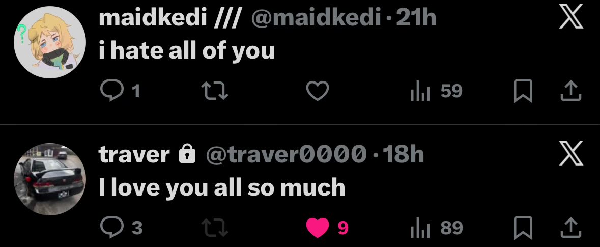 raikohxd's tweet image. be more like traver