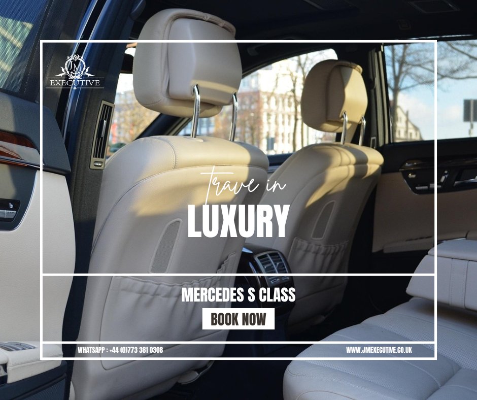 JMExecutiveUK's tweet image. Step into the #Mercedes #SClass and feel the world slow down.
Silky-smooth rides, immaculate interiors, and a chauffeur who understands true traditional service.

For business. For leisure. For moments that matter.
Choose the car that defines prestige.

🌐 jmexecutive.co.uk