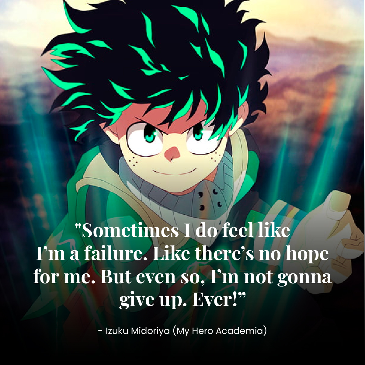 CourseTeachings's tweet image. There&apos;s always a light at the end of the tunnel.

#quotesanime #animequotesandsayings