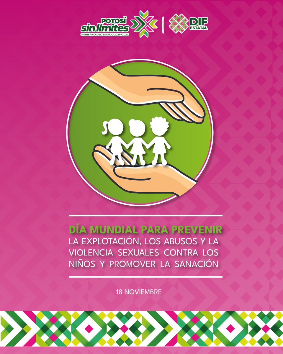 Hoy recordamos que proteger a niñas, niños y adolescentes es responsabilidad de todas y todos.
Sigamos construyendo espacios seguros donde la niñez crezca libre de miedo, con confianza y amor.
#PPNNA #ApoyoSinLímites #RicardoGallardoCardona