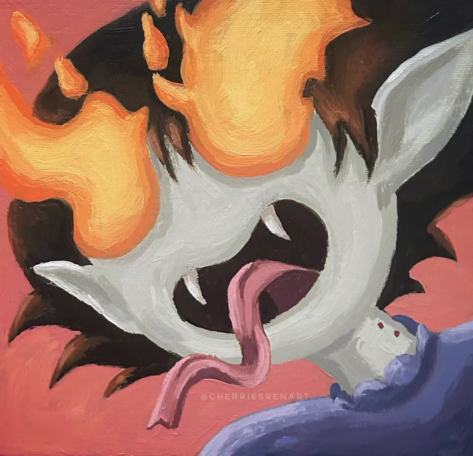 cleaned it up n finished it! "the star" painting available now !