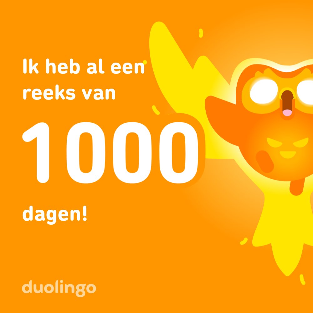 Just like playing <a href="/splinterlands/">Splinterlands</a> every day, dedication is also key for learning new languages with <a href="/duolingo/">Duolingo</a>, today is my 1000 day milestone! 😊