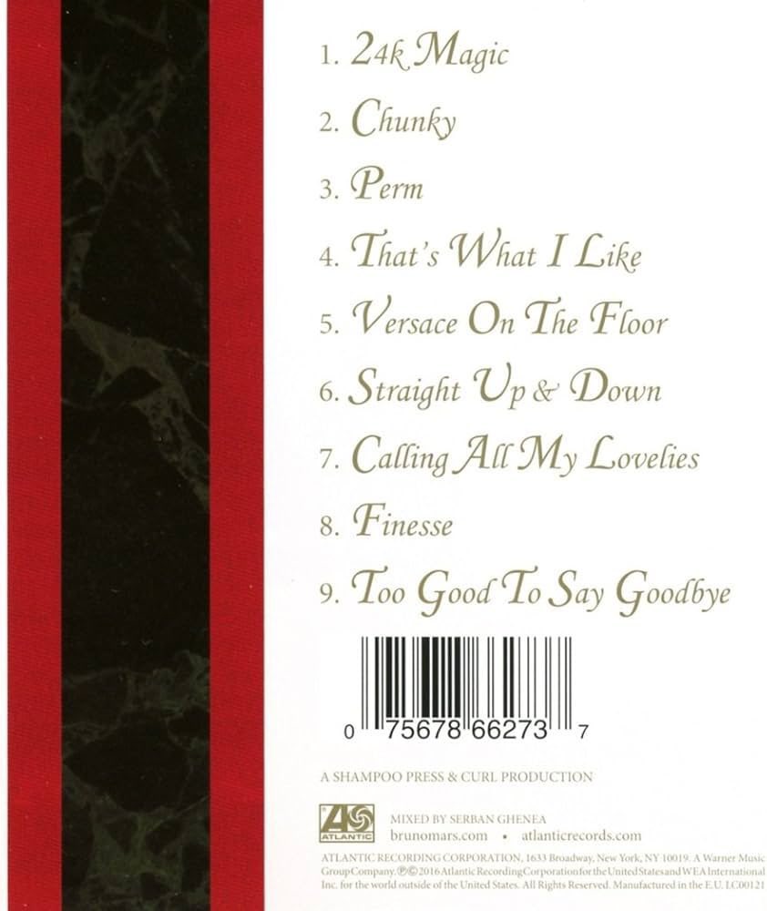 Today in 2016, Bruno Mars released ‘24K Magic’ ✨