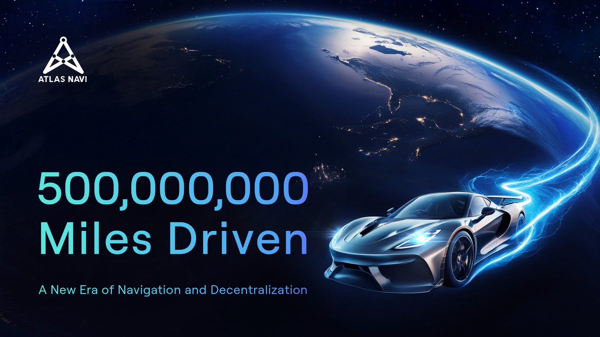 AtlasNavi's tweet image. MILESTONE CROSSED: 500 Million Miles Driven 🚀

This achievement is absolutely massive — and it happened because thousands of dedicated drivers pushed with us every single day.

To our entire community of Navigators: YOU made this possible. Thank you!

And we’re just getting…