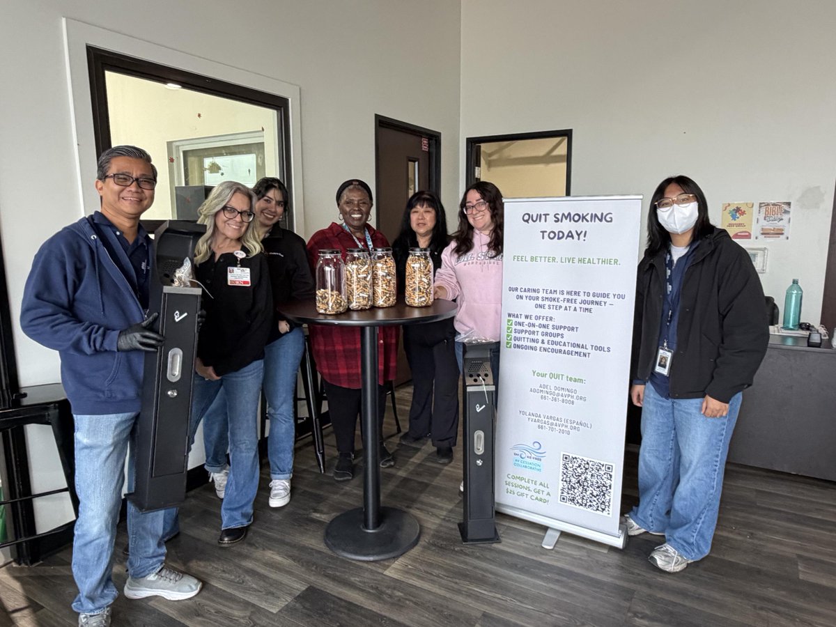 ZulSurani's tweet image. #CedarsSinaiCancerCOE joined Smoke-Free Antelope Valley for @AmericanCancer Society’s Great American Smokeout, hosting a cigarette butt cleanup in @cityoflancaster. COE encouraged quitting via @TheQuitAlliance, offering preparation, support, and resources to quit for good.