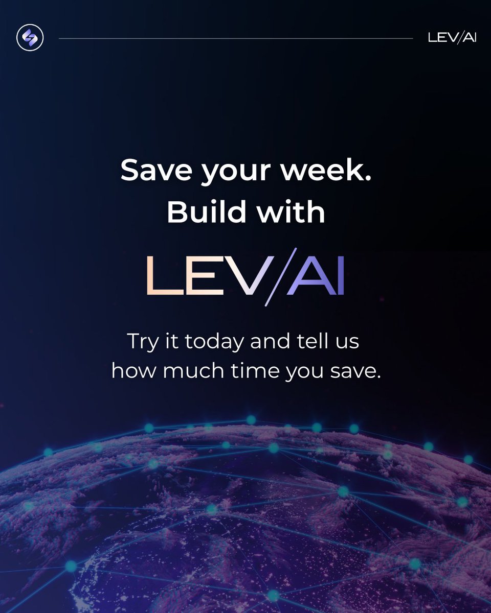 GetLevai's tweet photo. Marketing shouldn’t consume your week.
👉 Without LEV/AI = endless tasks.
👉 With LEV/AI = posts done in minutes.
How much time are you ready to reclaim?
#GetLEVAI #SmallBusinessTips #AIforBusiness #LEVAI #Entrepreneurship #MarketingMadeEasy https://t.co/9Mng95rst6