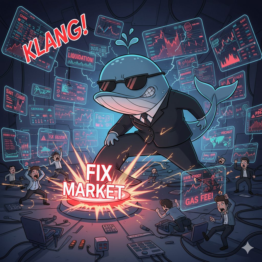 GalihAdhistaNSR's tweet image. If the market melts down, don’t panic…
Nessy just slammed the ‘FIX MARKET’ button like it’s her morning coffee ☕🐋
Problem solved.

#EndlessProtocol #WhaleEnergy #DeFiLife