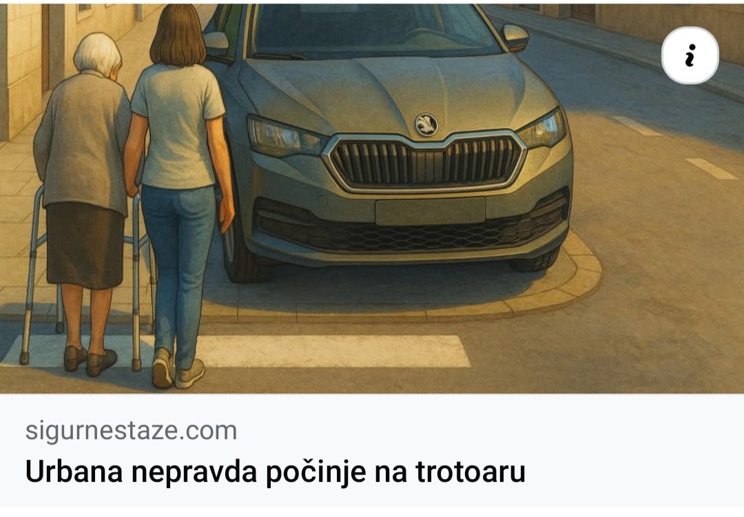 javnirizik's tweet image. Više o tome kako su nam oteli trotoar 👉 sigurnestaze.com/blog.php?blog=…